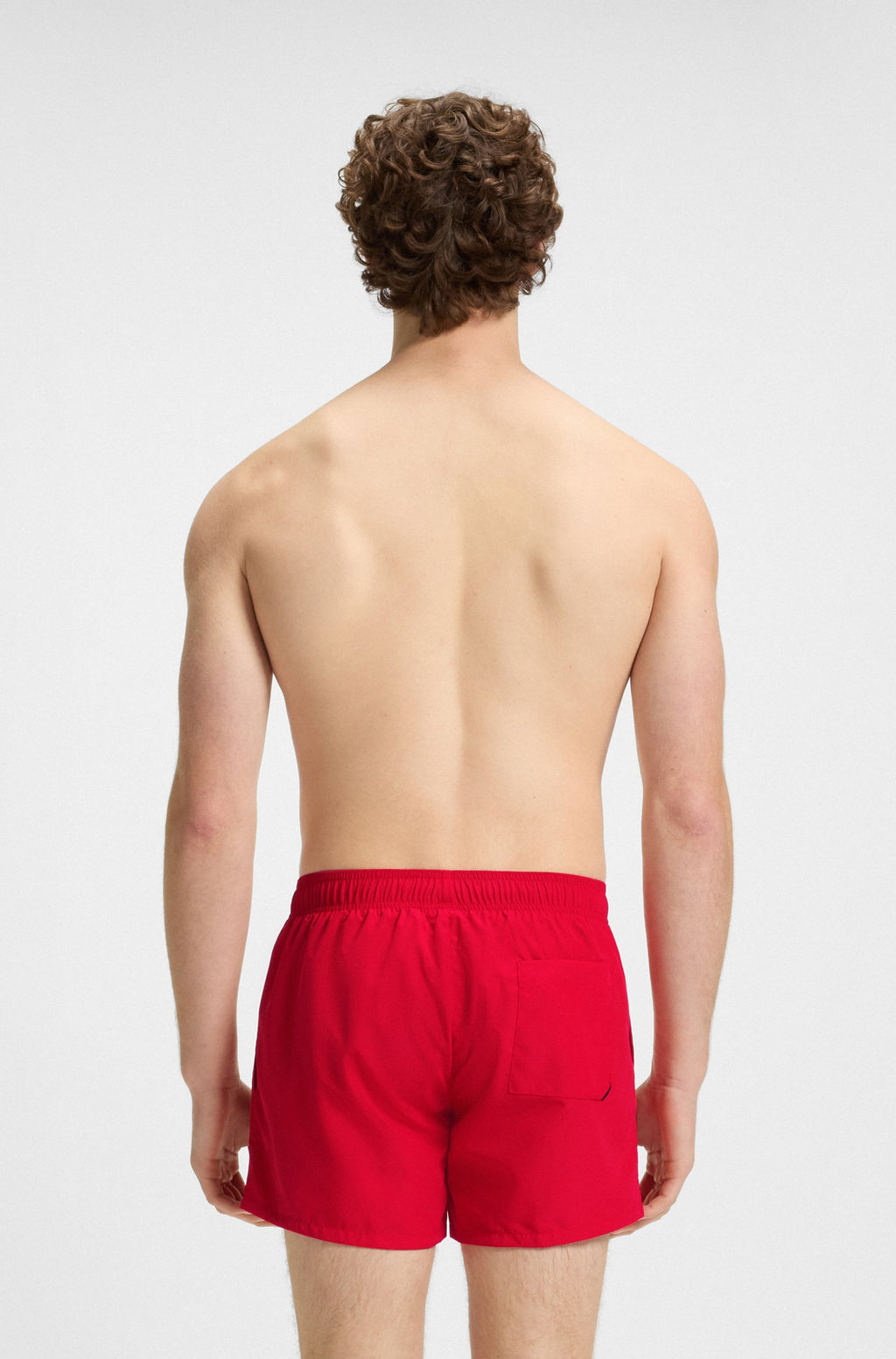 HUGO Swim shorts with vertical logo print