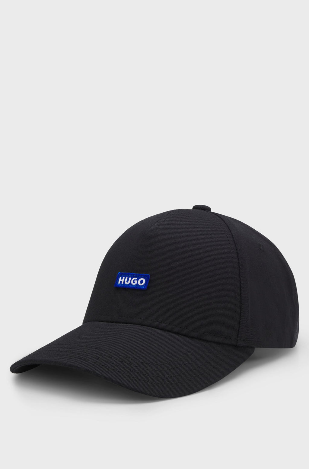 HUGO COTTON-TWILL CAP WITH LOGO PATCH