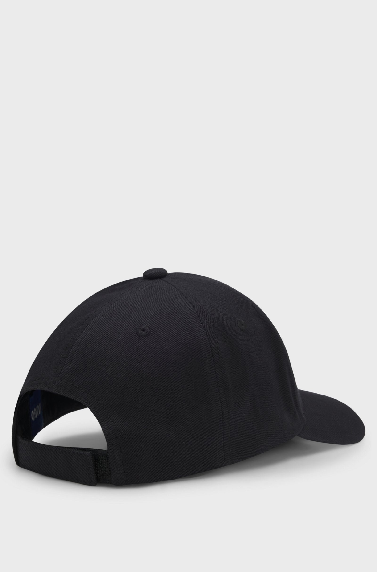 HUGO COTTON-TWILL CAP WITH LOGO PATCH