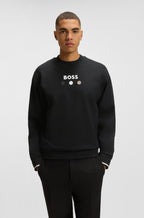 BOSS Cotton-terry sweatshirt