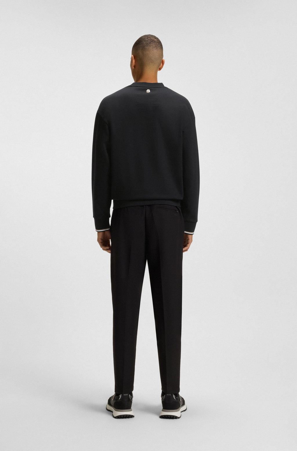 BOSS Cotton-terry sweatshirt