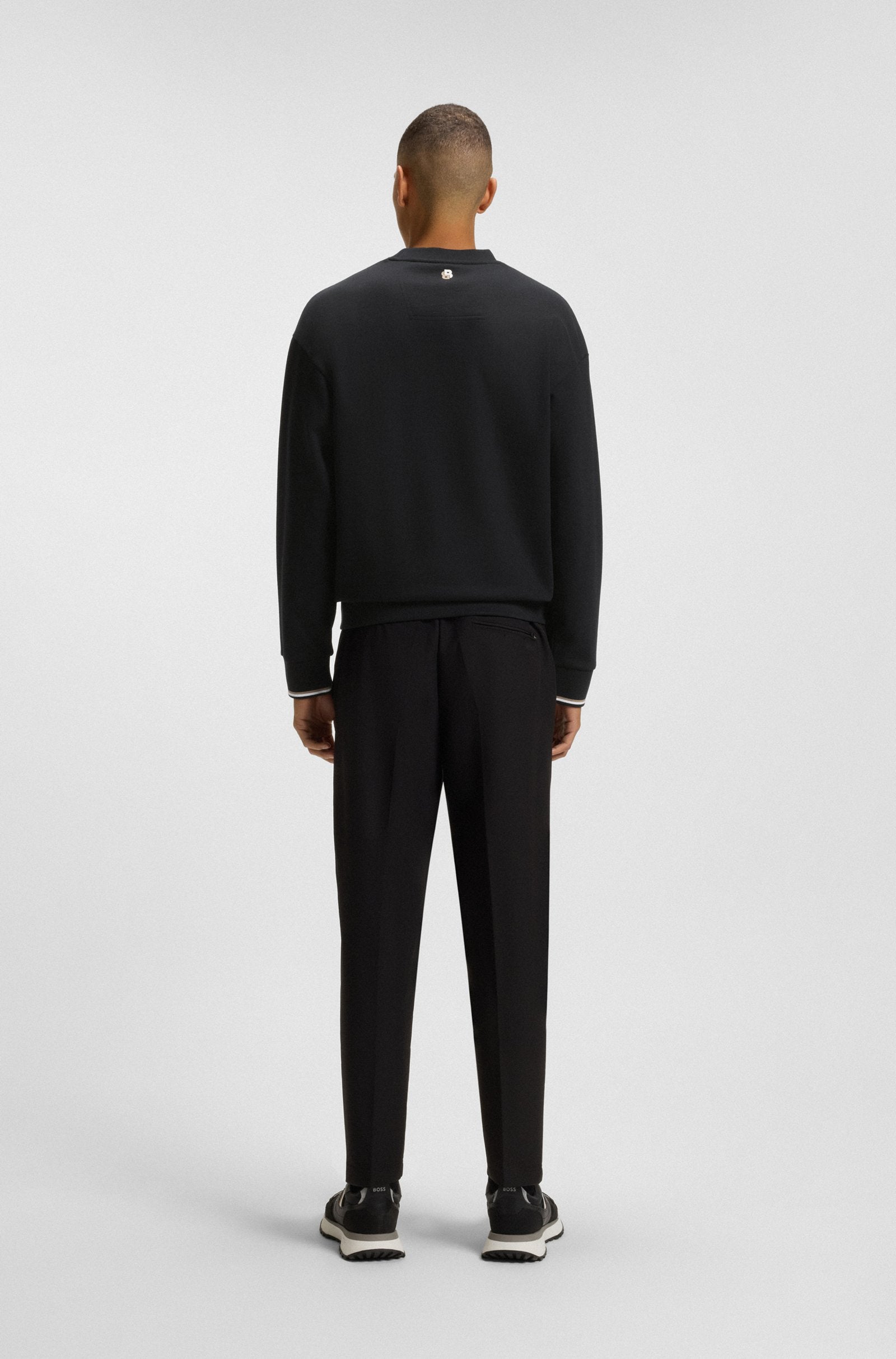 BOSS Cotton-terry sweatshirt