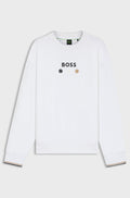 BOSS Cotton-terry sweatshirt