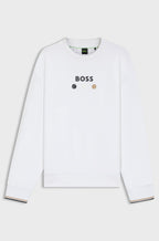 BOSS Cotton-terry sweatshirt