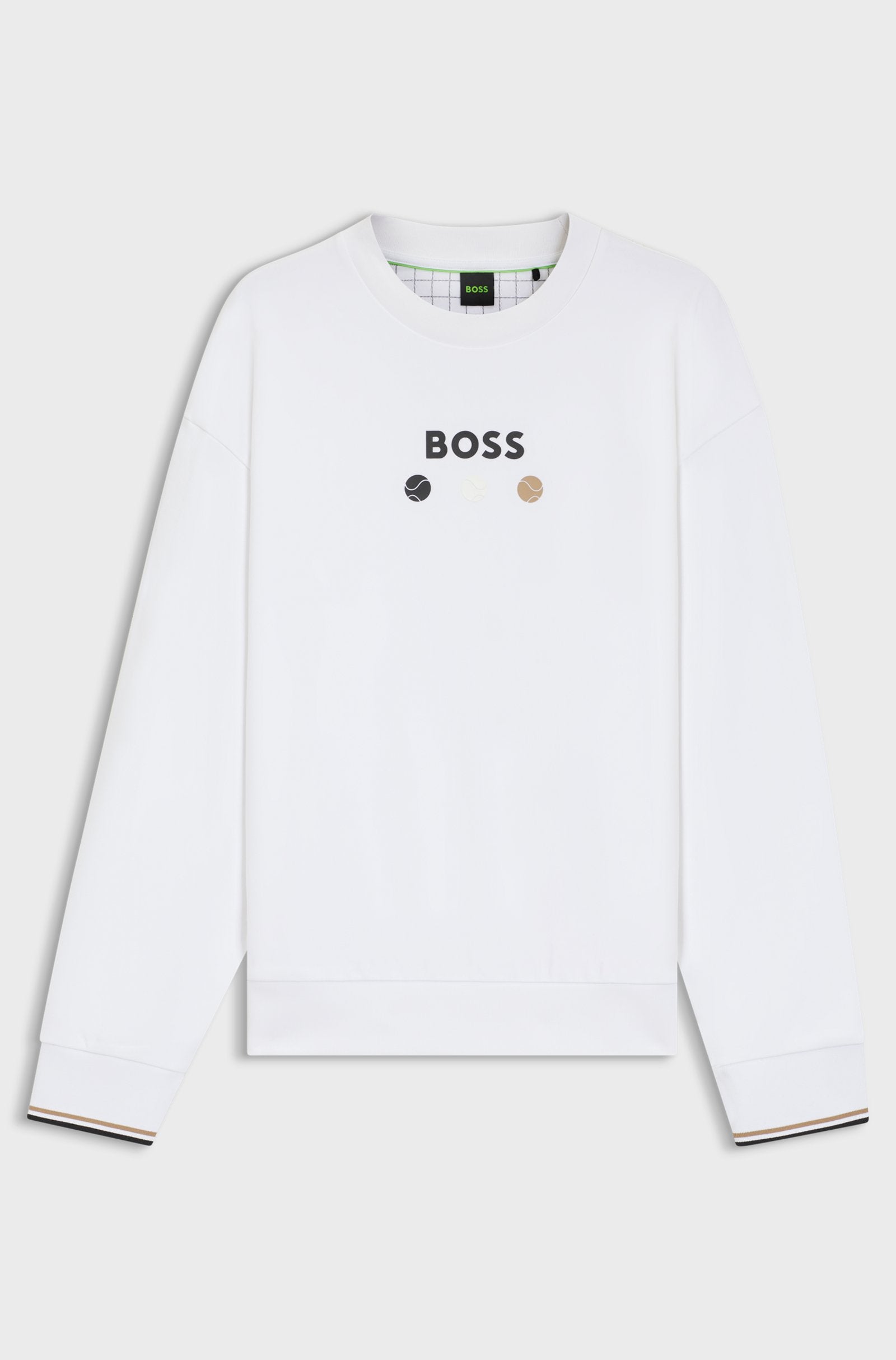 BOSS Cotton-terry sweatshirt