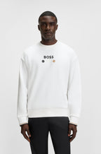 BOSS Cotton-terry sweatshirt