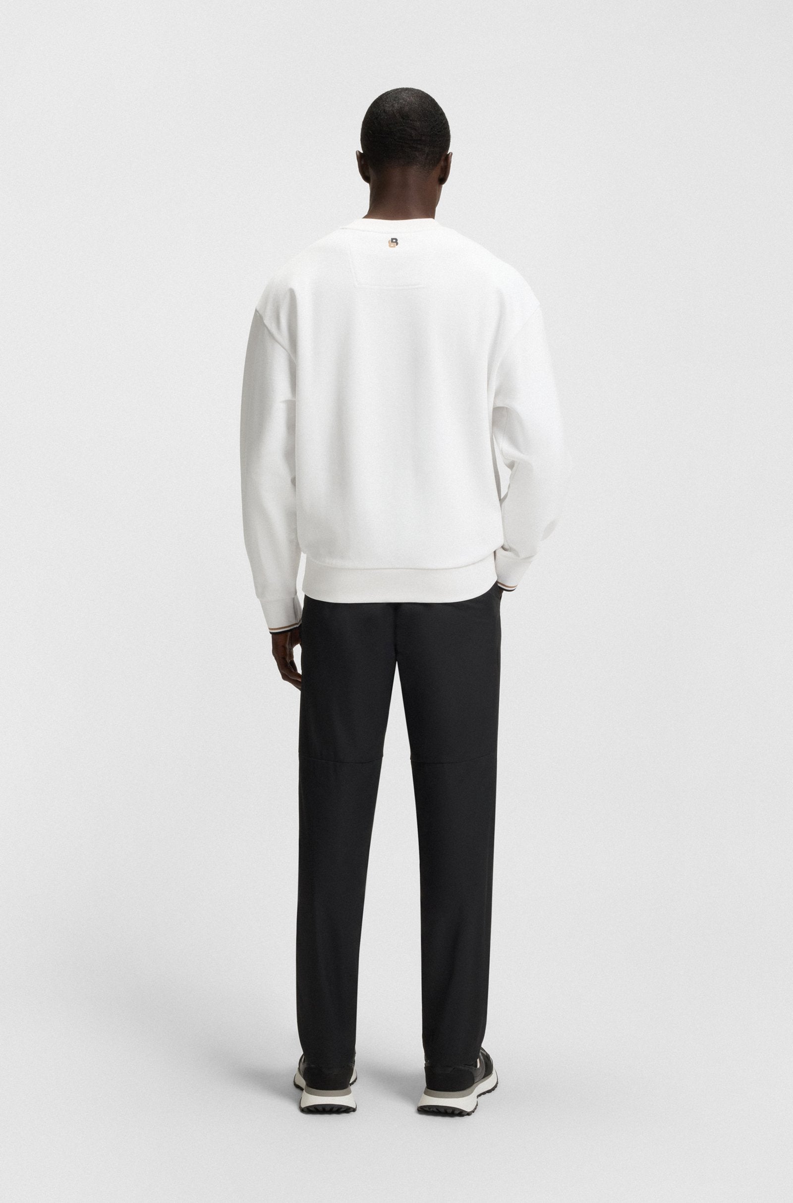 BOSS Cotton-terry sweatshirt