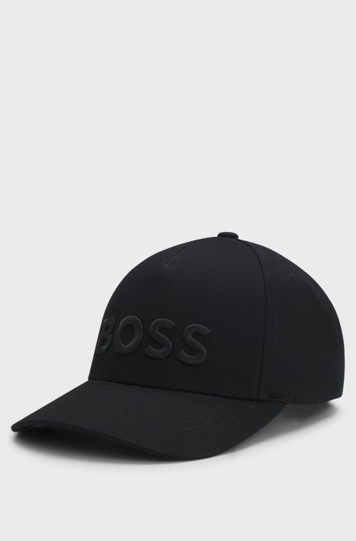 BOSS COTTON-TWILL CAP WITH EMBROIDERED LOGO