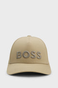 BOSS COTTON-TWILL CAP WITH EMBROIDERED LOGO