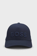 BOSS COTTON-TWILL CAP WITH EMBROIDERED LOGO