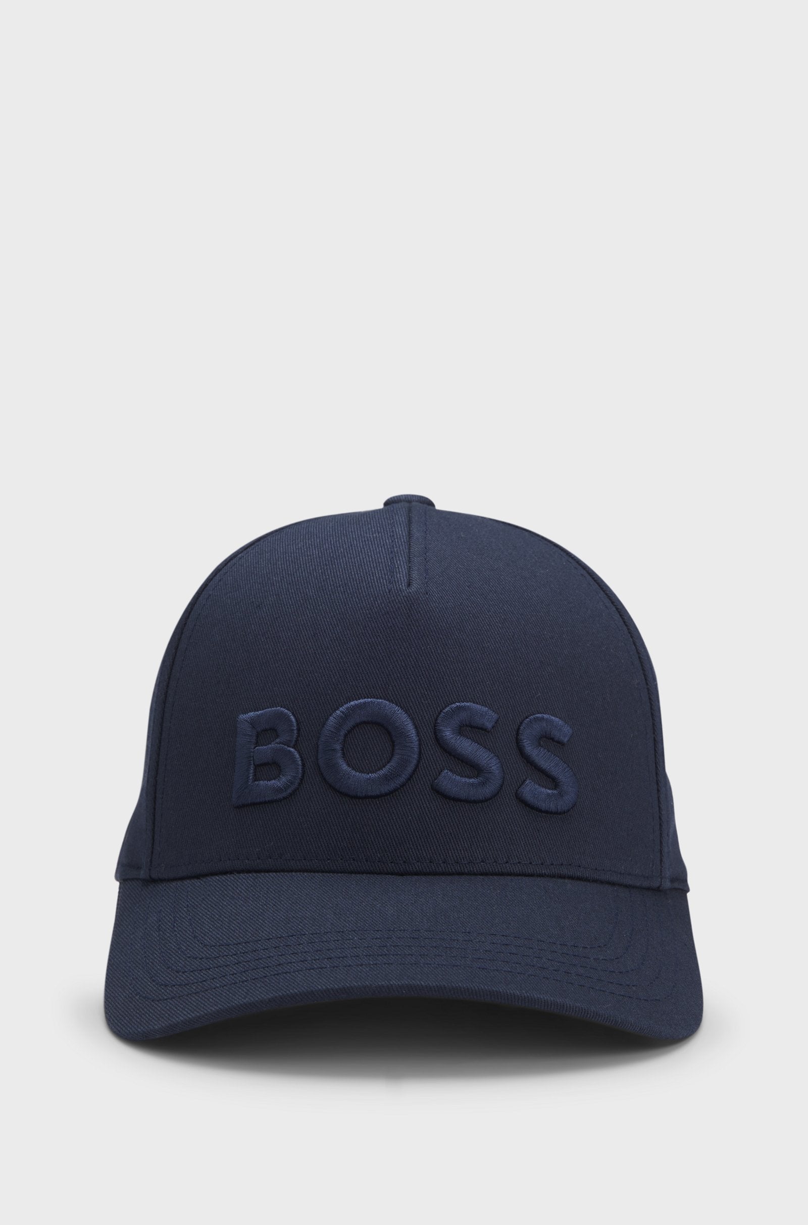 BOSS COTTON-TWILL CAP WITH EMBROIDERED LOGO