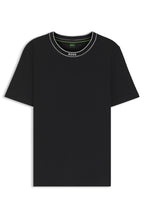 BOSS Striped-collar T-shirt