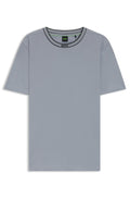 BOSS Striped-collar T-shirt