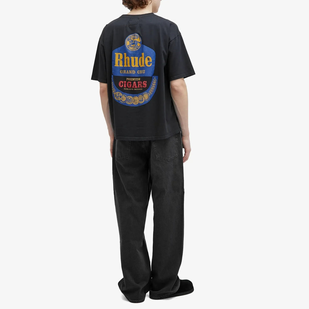 Rhude Grand Cru T-Shirt - "Vintage Black"