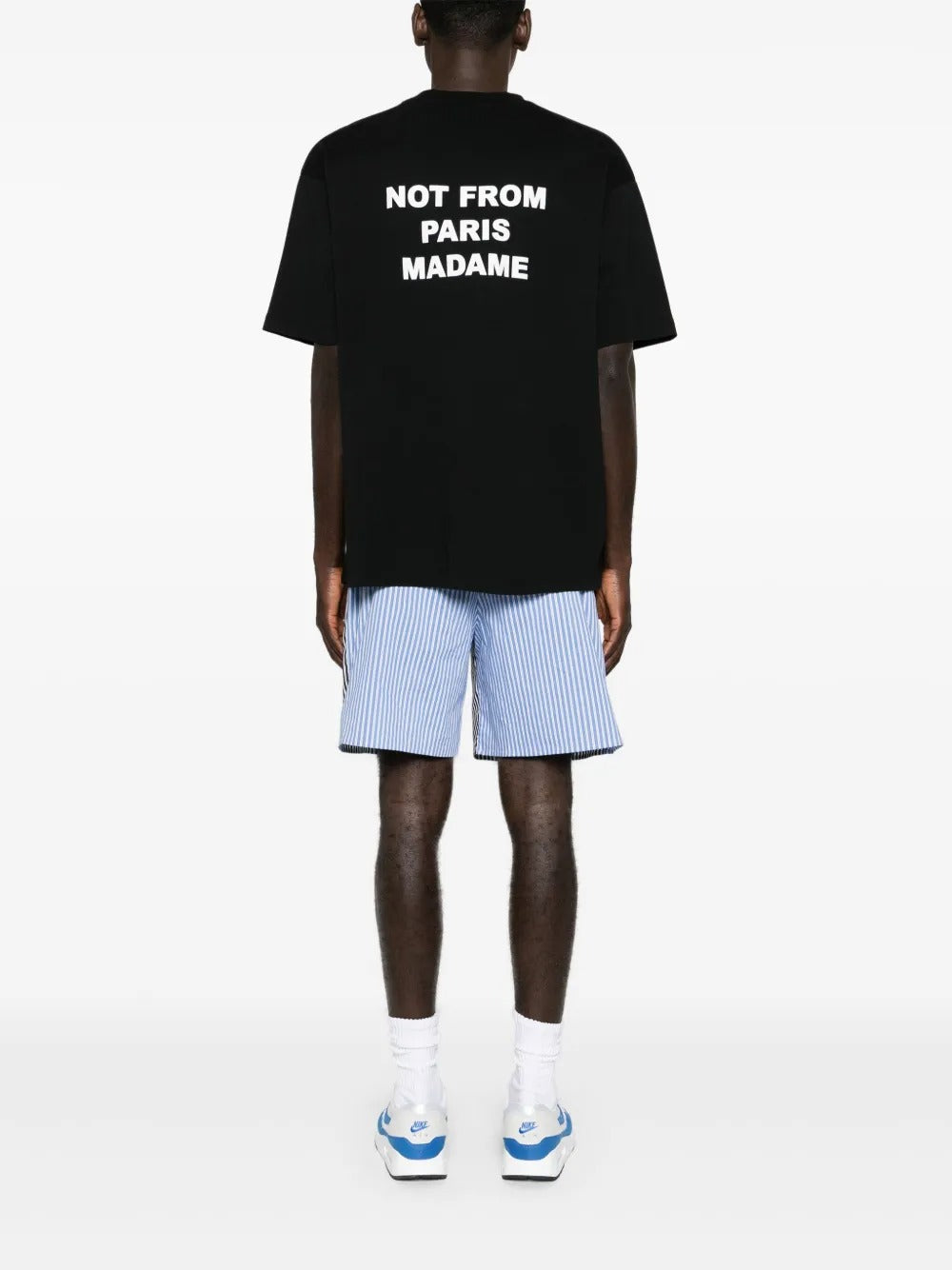 Drole De Monsieur Le T-Shirt Slogan - "Black"