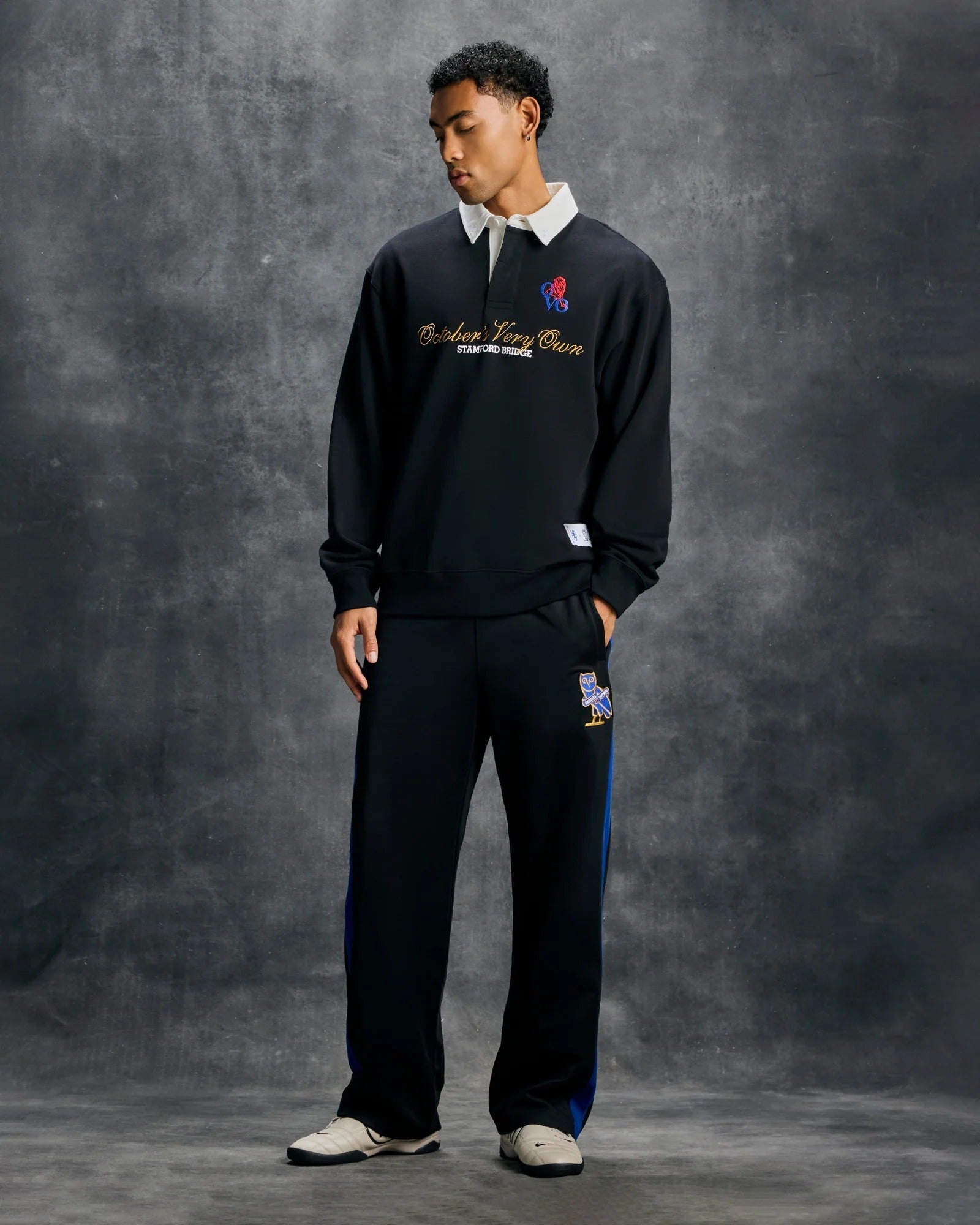 OVO x Chelsea FC Rugby Sweatshirt - "Black"