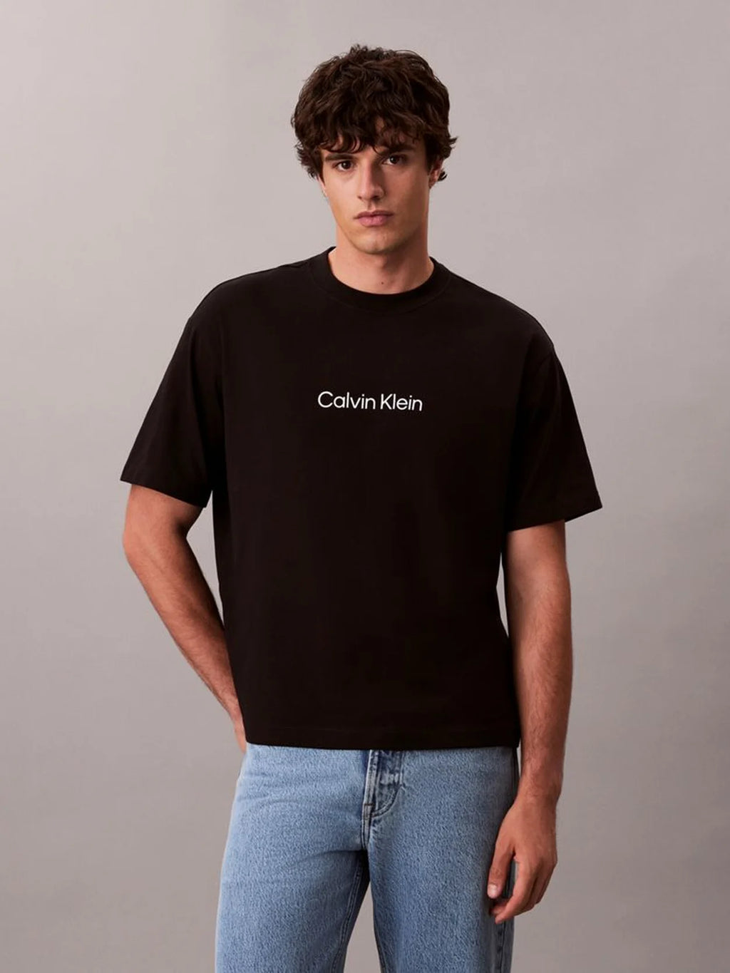 Calvin Klein logo-print cotton t-shirt