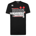 Dsquared2 Brothers Story Black T-Shirt