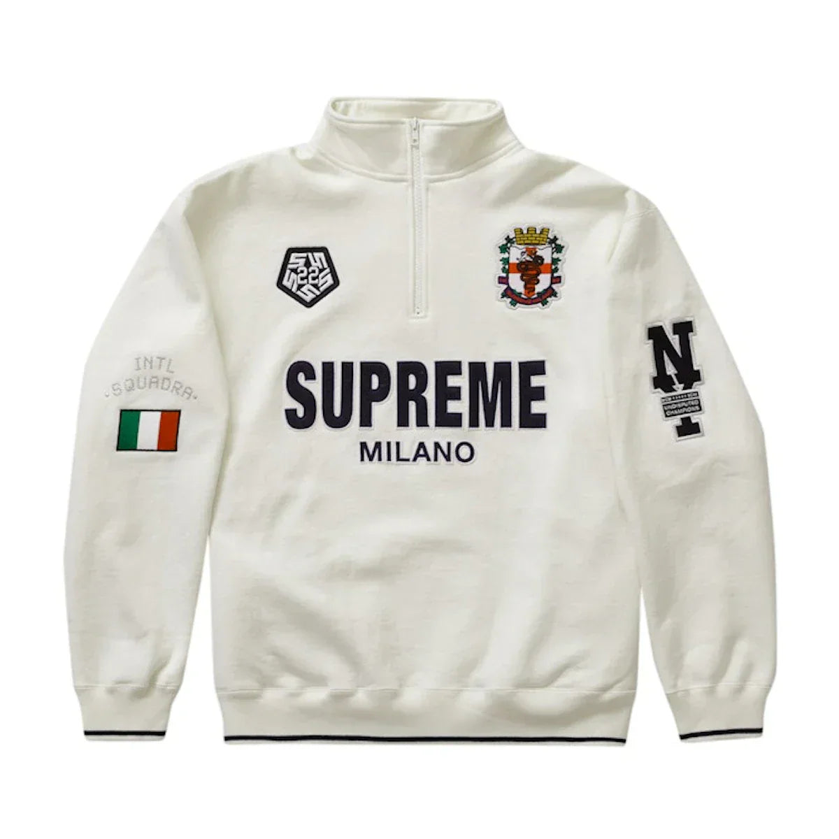 Supreme Milano Half Zip Pullover 'White'