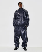 Supreme x Umbro Leather Track Jacket - "Navy"