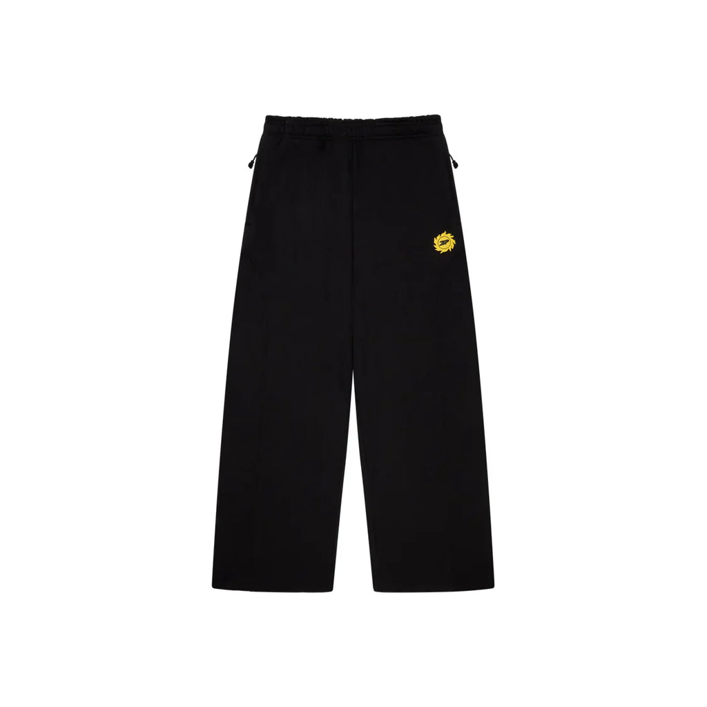 Broken Planet Cosmic Speed Wide-Leg Sweatpants Midnight Black